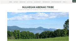 Desktop Screenshot of abenakitribe.org